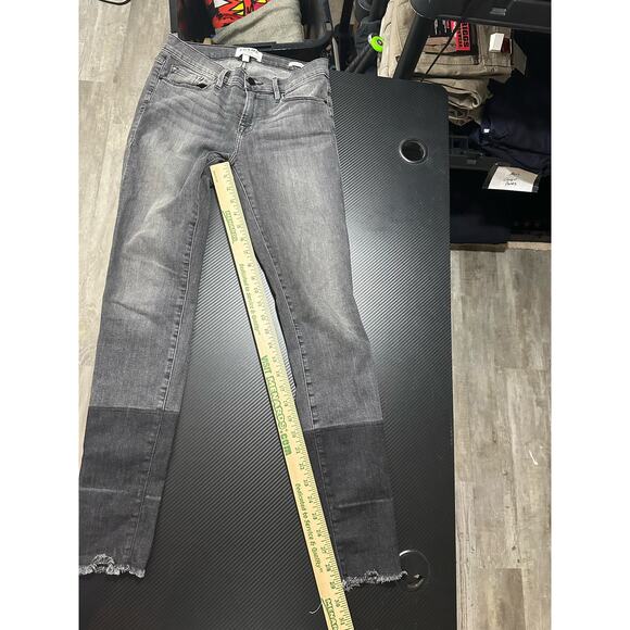 Frame Denim Women's Skinny Jeans - Black and Gray - Picture 6 of 15